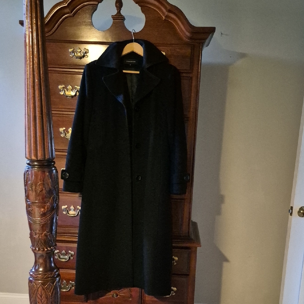 Elegant Black Long Coat